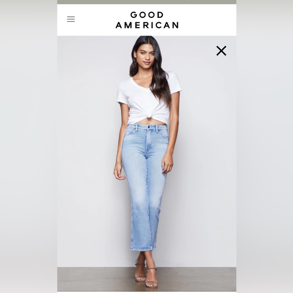 Good American, Good Curve jeans.